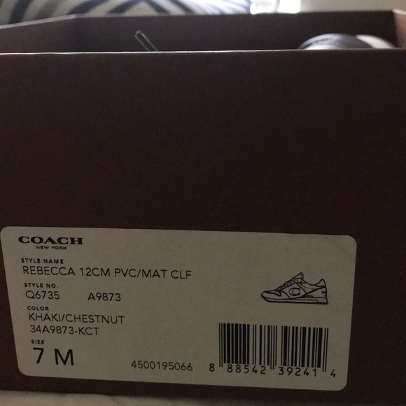 Authentic Brown Coach Shoes - Picture 4 of 6